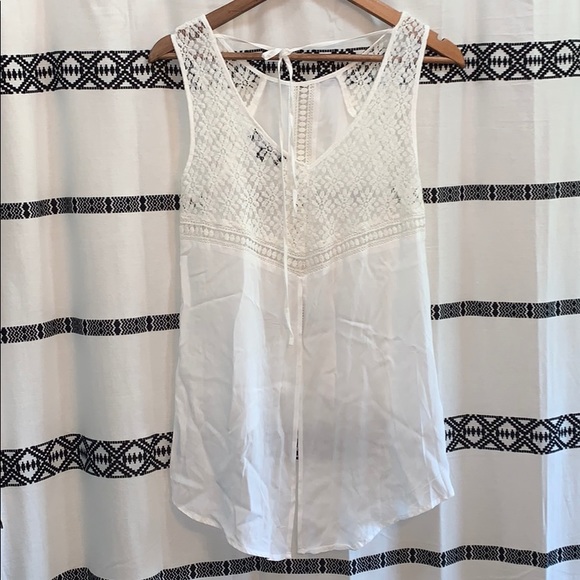 Lulu’s Anything is Possible Ivory Lace Top - Picture 7 of 8